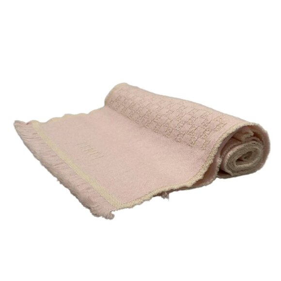 FENDI - Pink Wool Scarf 225-072925 - Picture 1 of 7